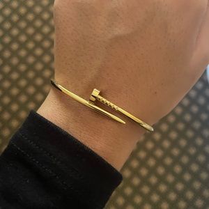 Gold Screw Bracelet